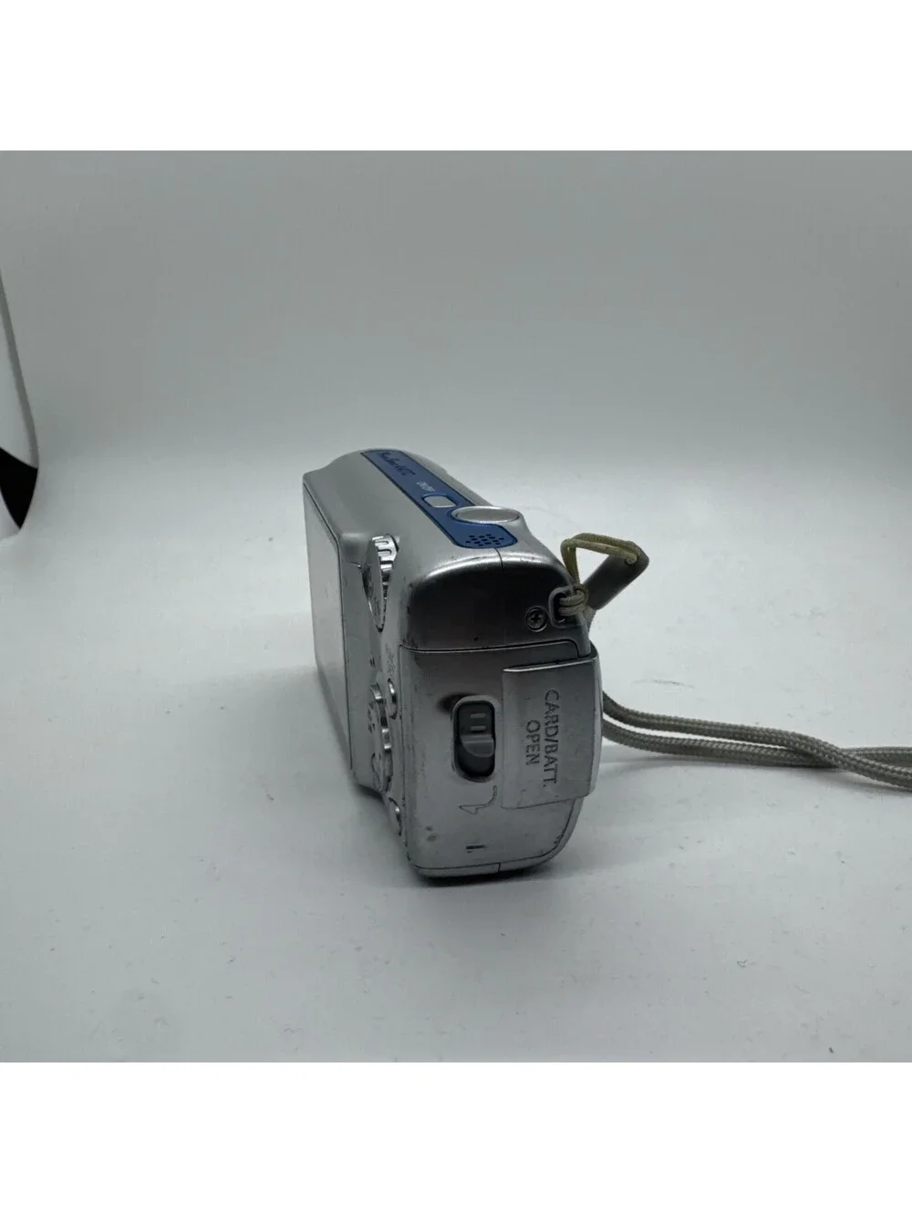 Canon PowerShot A470 7.1MP Compact Digital Camera Tested Working Blue